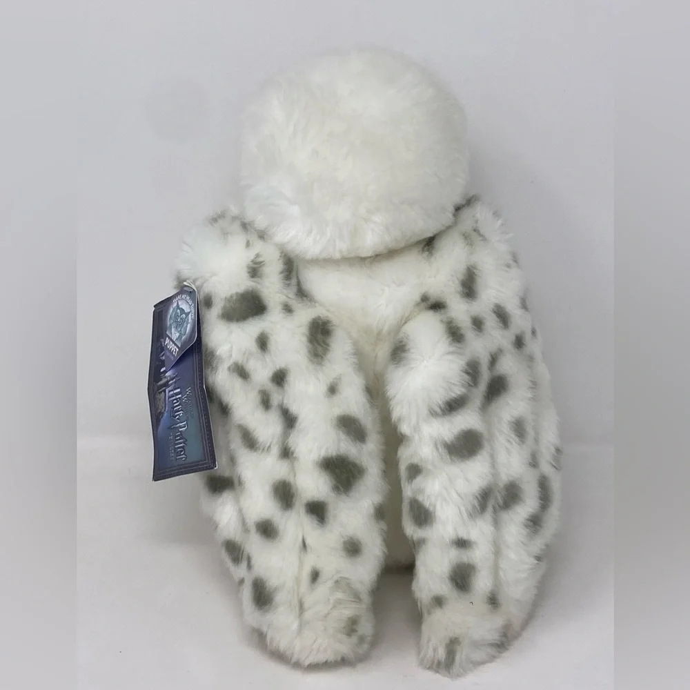 UNIVERSAL STUDIO HARRY POTTER FLUFFY WHITE PLUSH OWL PUPPET